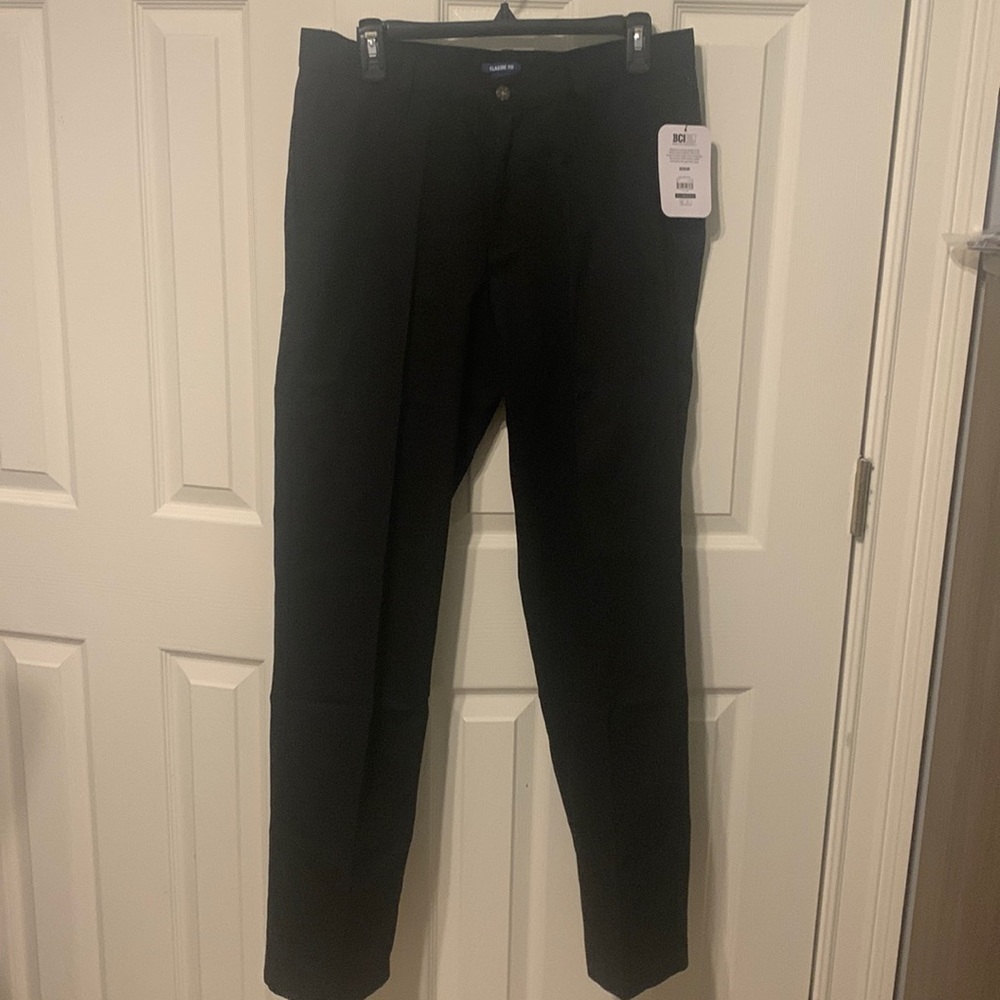 George Wrinkle Resistant Flat Front Pant